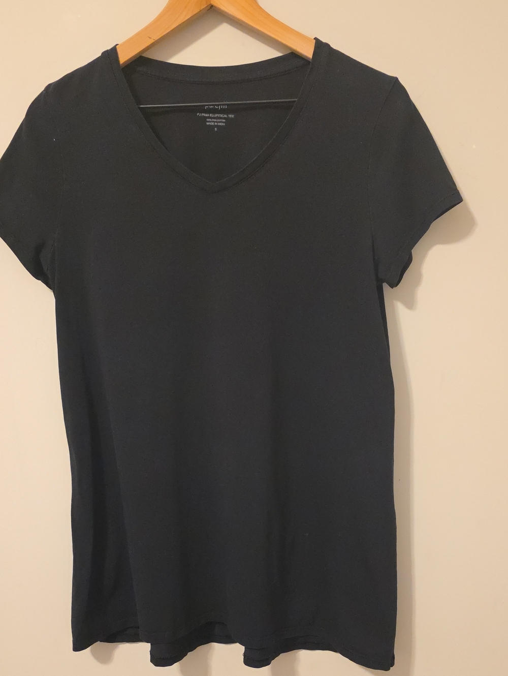 Pure Jill PJ Pima Elliptical V-Neck Tee